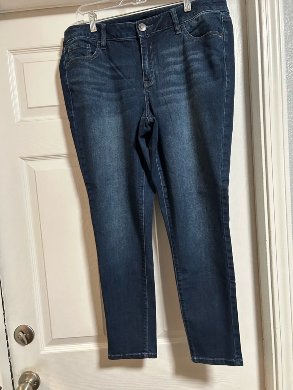Lane Bryant Venezia Mid Wash Skinny Jeans